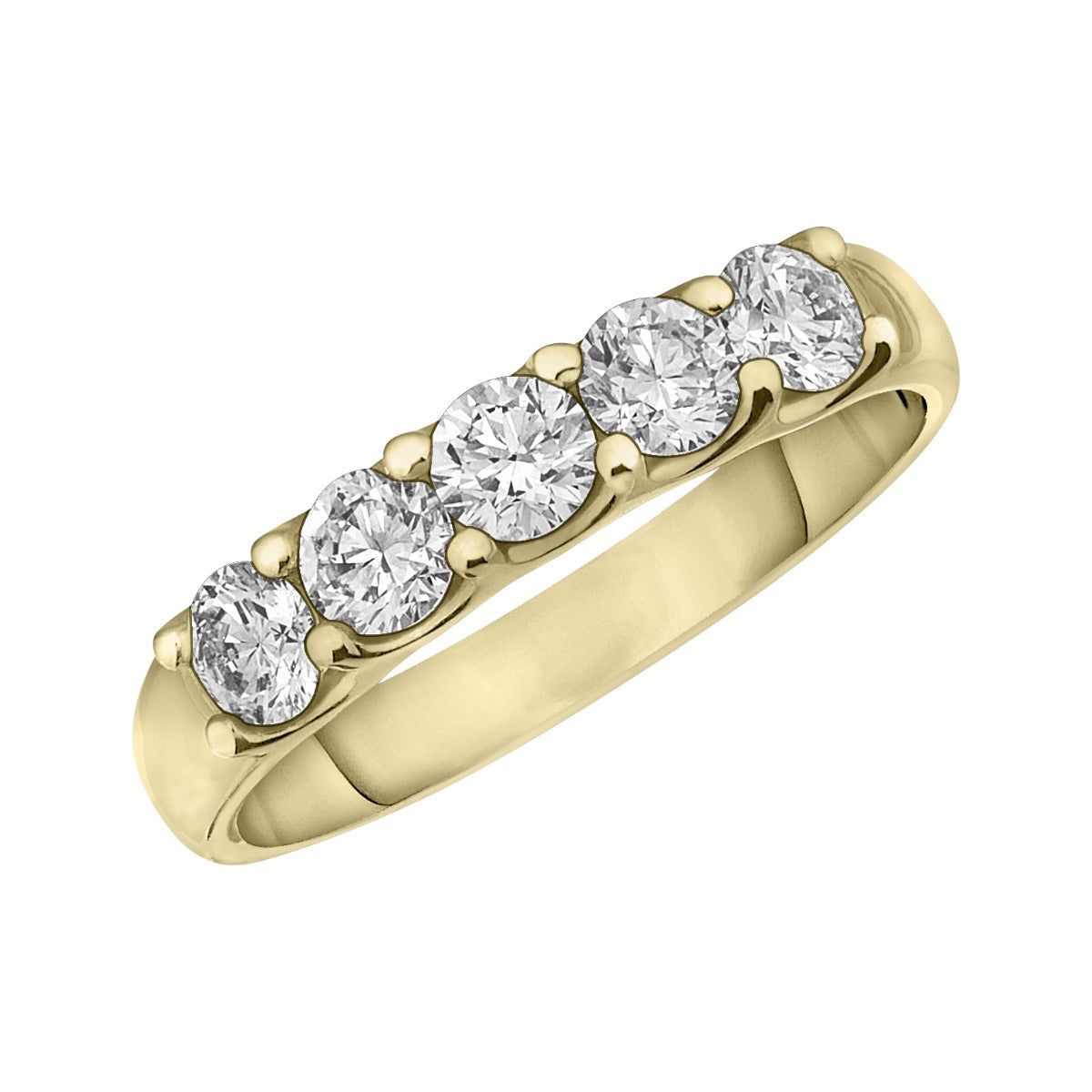 The Eternal Sparkle Band Yellow Gold - Lab Grown 1ctw