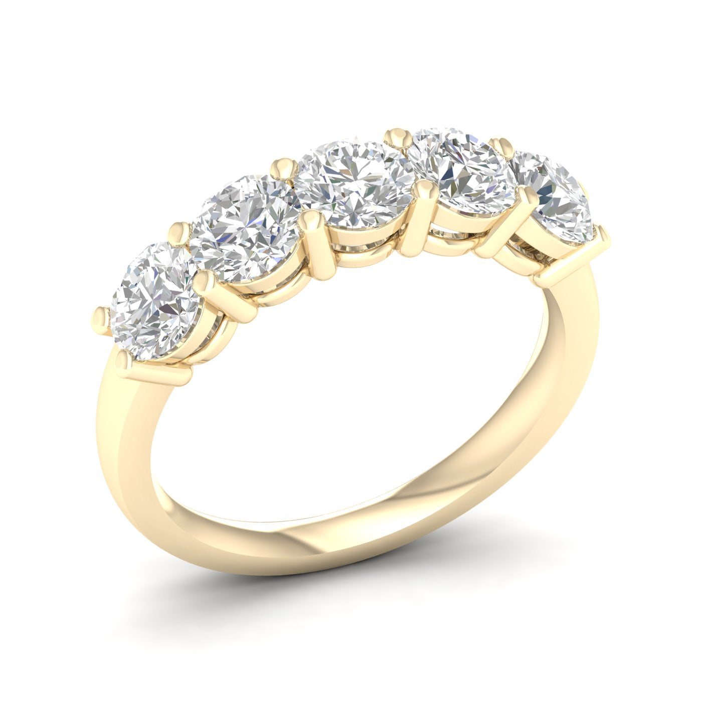5-Stone Band (Round)