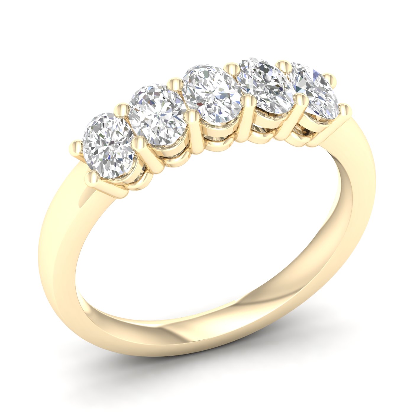 5-Stone Band (Oval)
