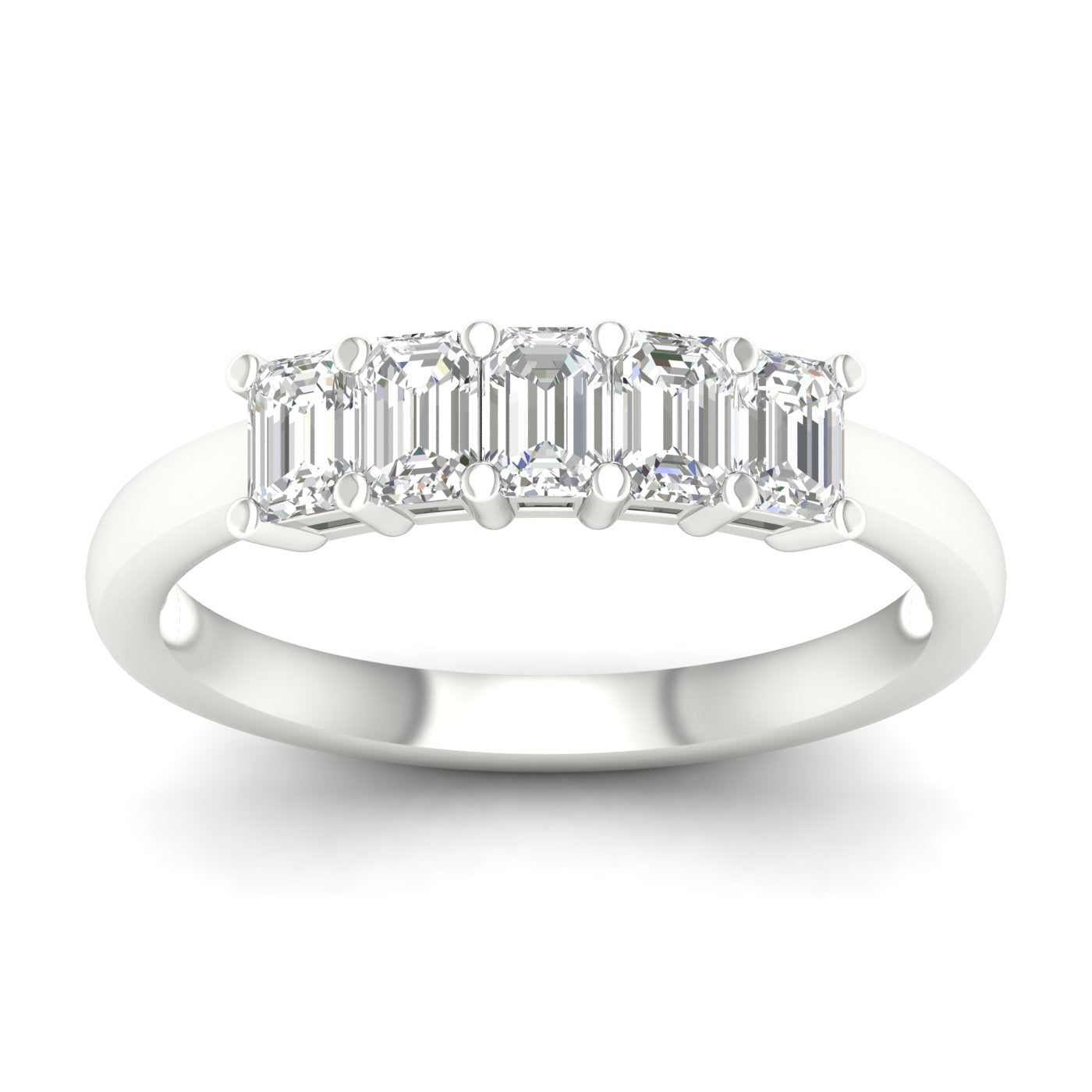 5-Stone Band (Emerald)
