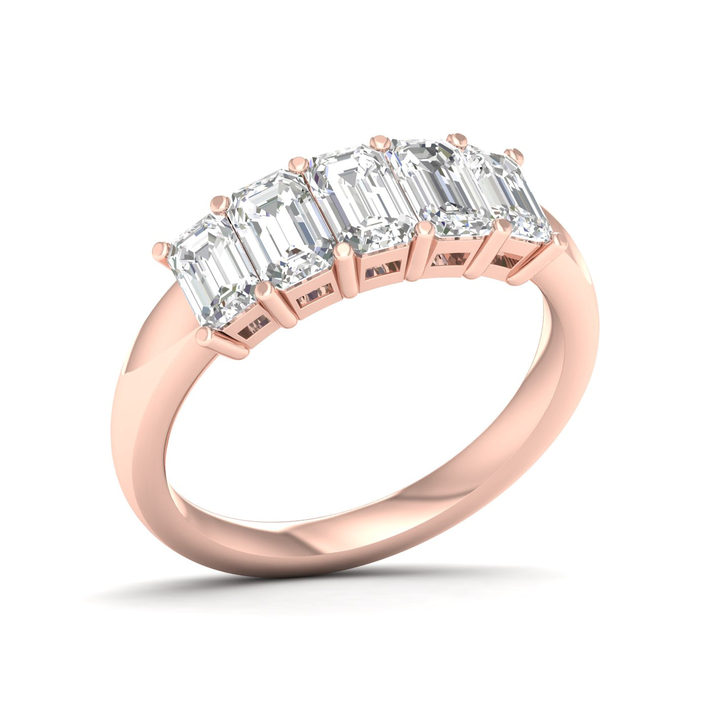 5-Stone Band (Emerald)