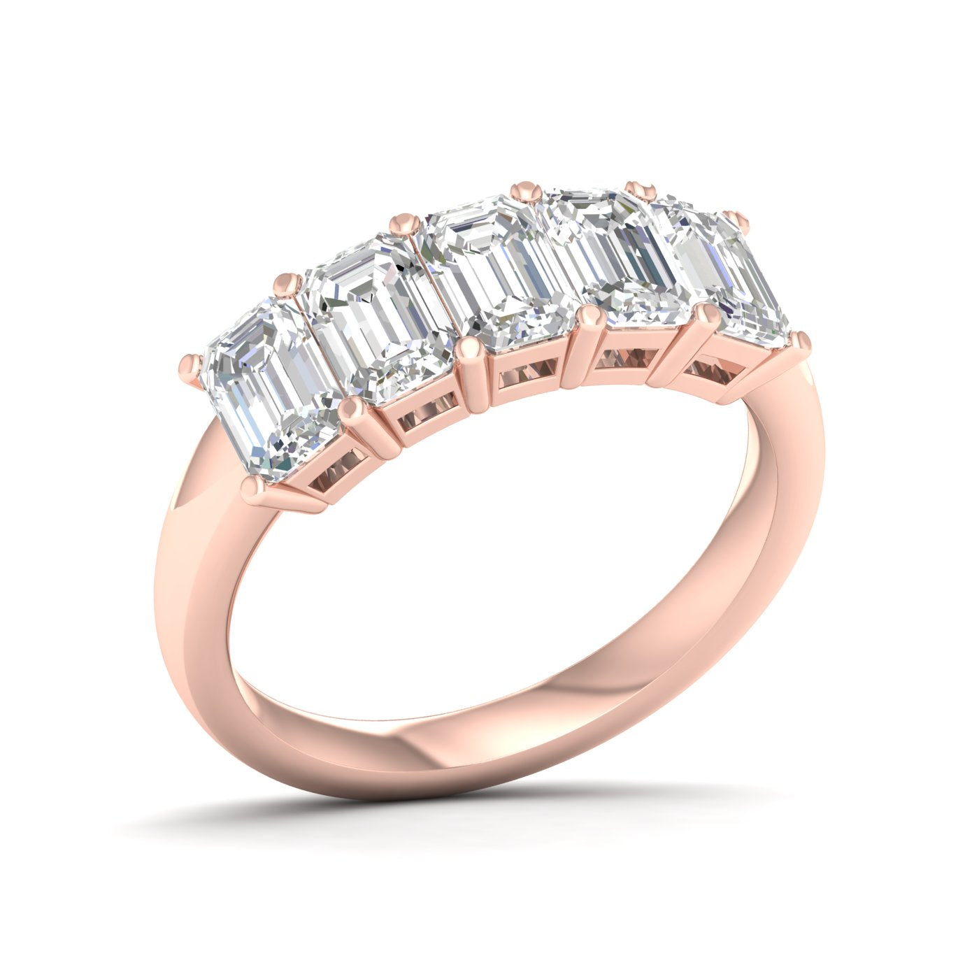 5-Stone Band (Emerald)