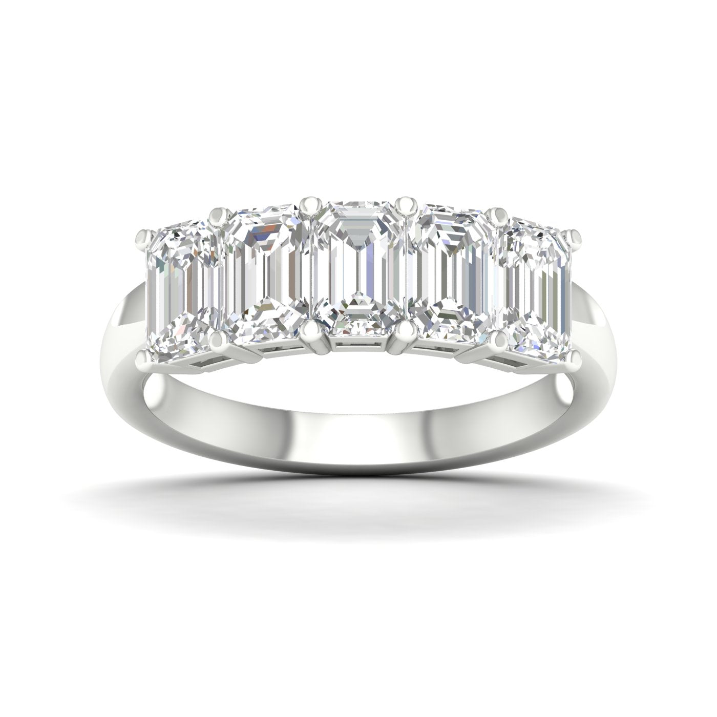 5-Stone Band (Emerald)