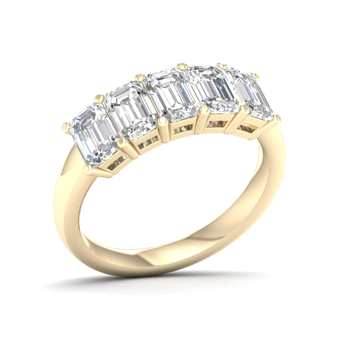 5-Stone Band (Emerald)