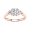 3-Stone Ring (Radiant+Trillion)