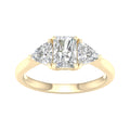 Terra Umbra 14K Yellow Gold Lab Grown Diamond Ring