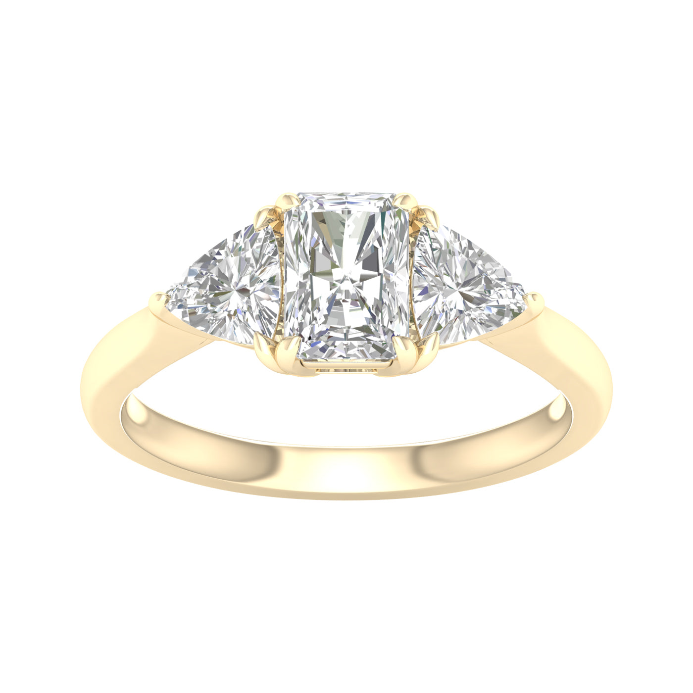 Terra Umbra 14K Yellow Gold Lab Grown Diamond Ring