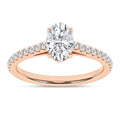 Quincy Riviera 14K Rose Gold Lab Grown Diamond Ring