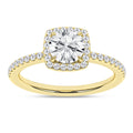 Halo Engagement Ring (Round)