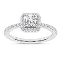 Halo Engagement Ring (Princess)