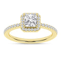 Halo Engagement Ring (Princess)