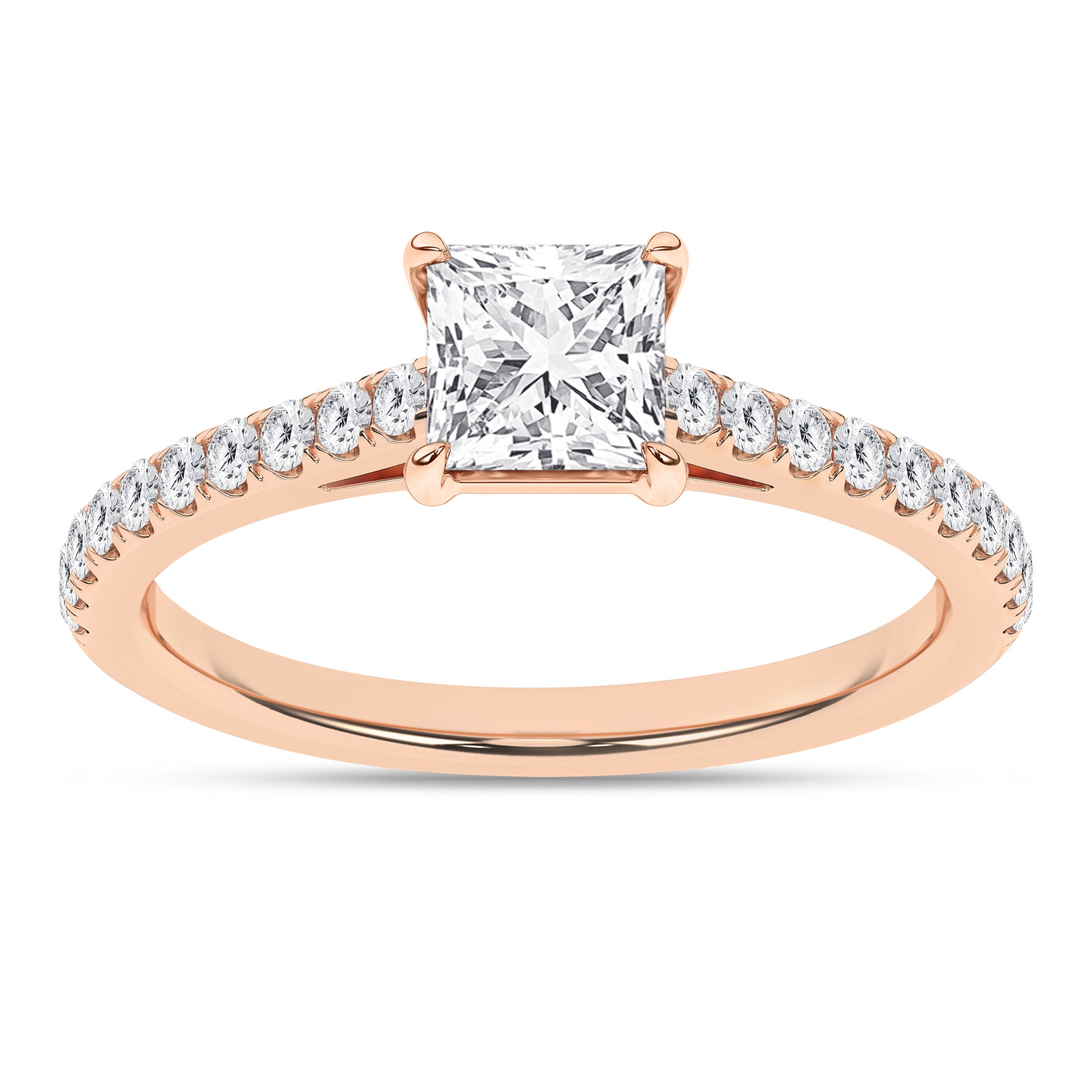Elysian Luminara 14K Rose Gold Lab Grown Diamond Ring
