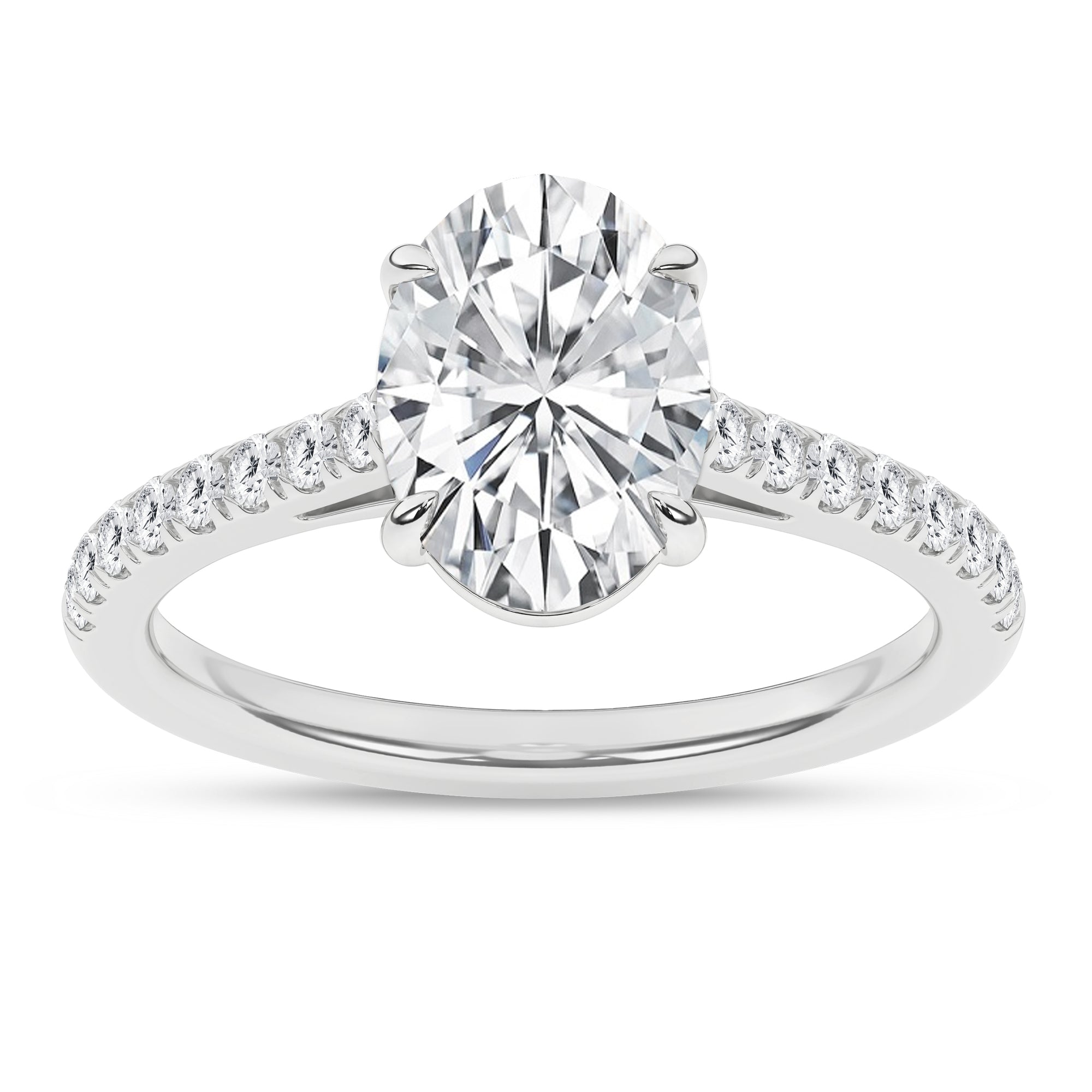 Primrose Halcyon 14K White Gold Lab Grown Diamond Ring