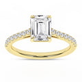 Aurora Celestia 14K Yellow Gold Emerald Ring