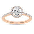 Halo Engagement Ring (Round)