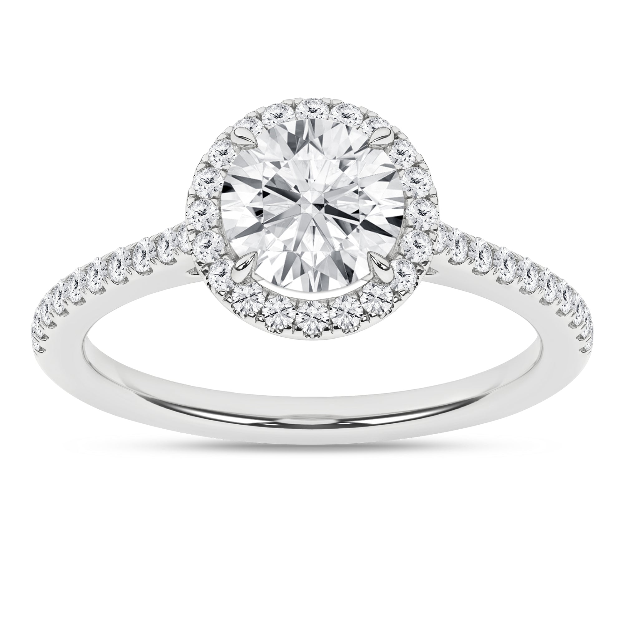Wisteria Xanthe 14K White Gold Lab Grown Diamond Ring