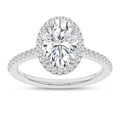 Halo Engagement Ring (Oval)