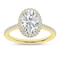 Halo Engagement Ring (Oval)