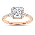 Halo Engagement Ring (Princess)