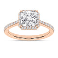 Halo Engagement Ring (Princess)