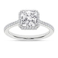 Halo Engagement Ring (Princess)