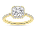 Halo Engagement Ring (Princess)