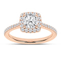 Halo Engagement Ring (Cushion)