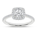 Halo Engagement Ring (Cushion)