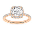 Halo Engagement Ring (Cushion)