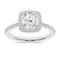 Halo Engagement Ring (Cushion)