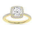 Halo Engagement Ring (Cushion)