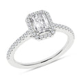 Halo Engagement Ring (Radiant)