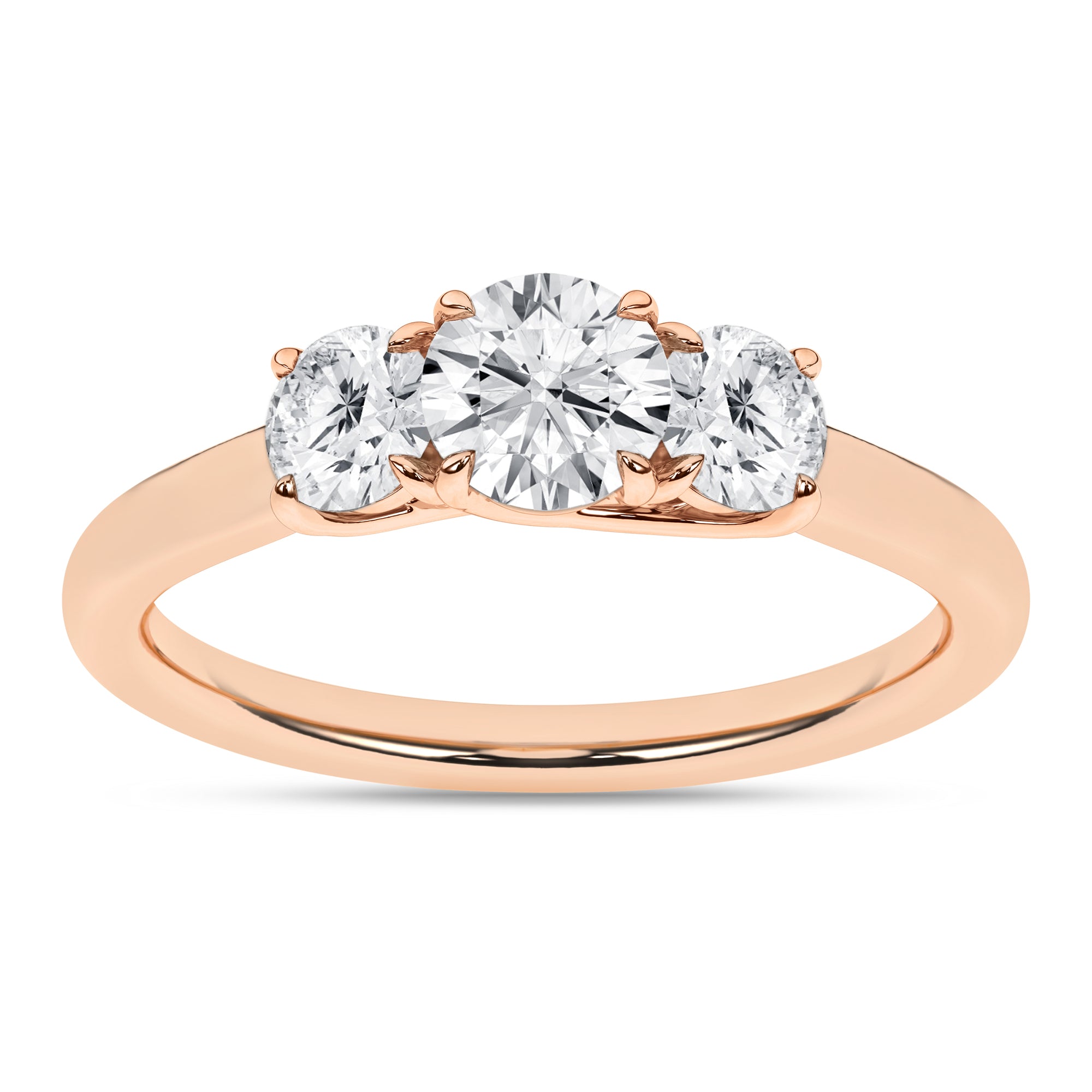 Saffron Sable 14K Rose Gold diamond Ring