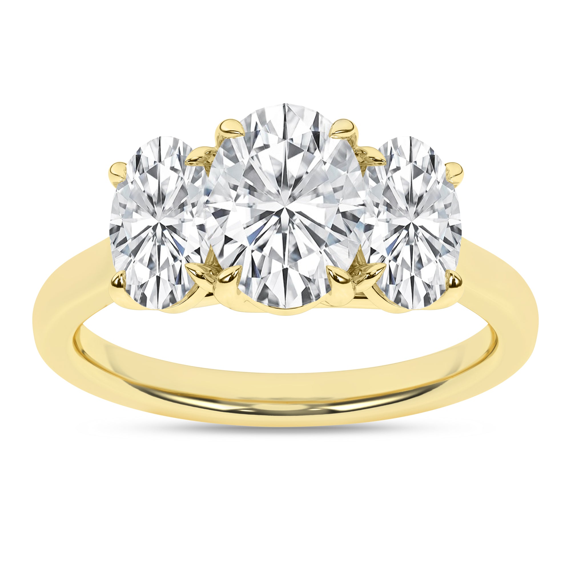 Sable Swan 14K Yellow Gold Lab Grown Diamond Ring
