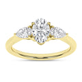 3-Stone Ring (Oval+Pear)