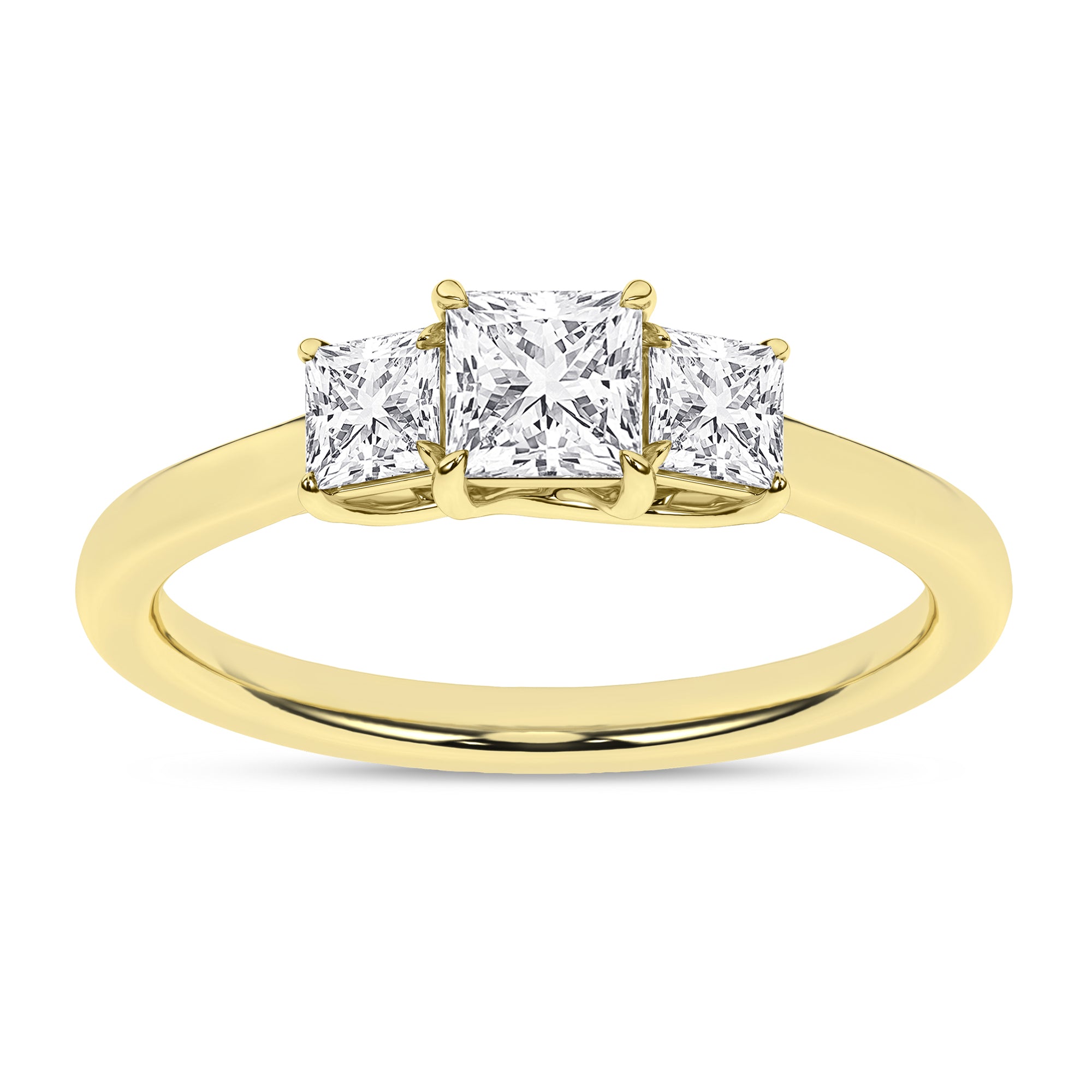 Quincy Riviera 14K Yellow Gold Lab Grown Diamond Ring