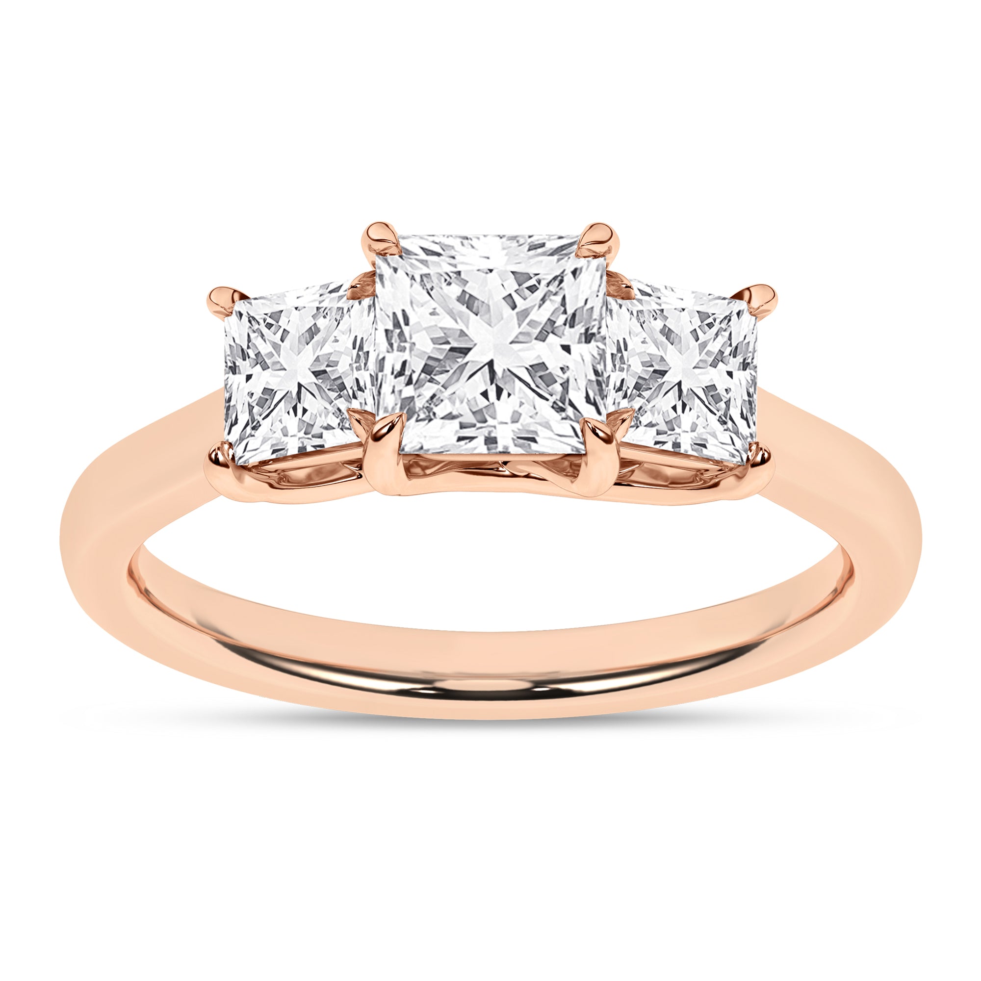 Marigold Sonata 14K Rose Gold Lab Grown Diamond Ring