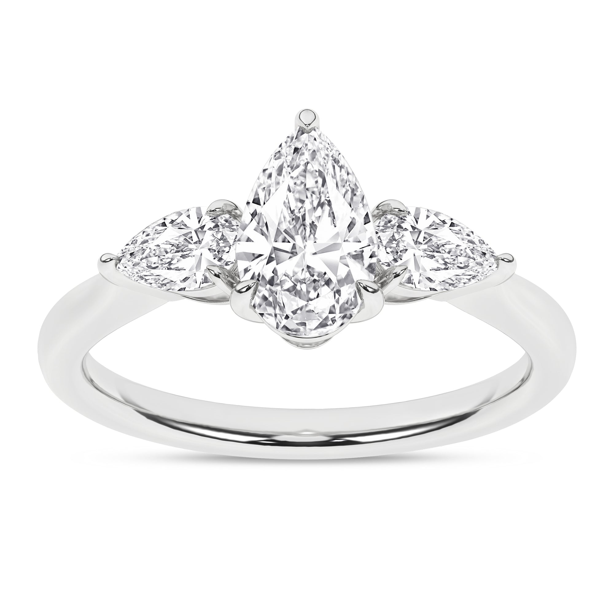 3-Stone Ring (Pear)
