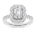 Elegant Halo Ring (Emerald)