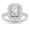 Elegant Halo Ring (Emerald)