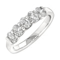 The Eternal Oval Band - White Gold Lab Grown 1ctw