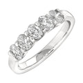 Radiant Cascade Lab Grown 1 ctw Oval-Cut Diamond Band