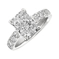 Radiant Majesty Lab Grown 1 ctw Radiant-Cut Diamond Ring
