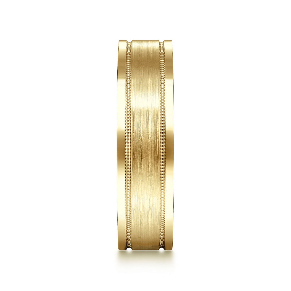 Noah - 14K Yellow Gold 6mm - Men's Wedding Band in Satin Finish
