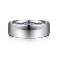 Kai - 14K White Gold 8mm - Men's Wedding Band in High Polished Finish