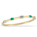Verdant Luxe Lab Grown Bangle 2.5tgw