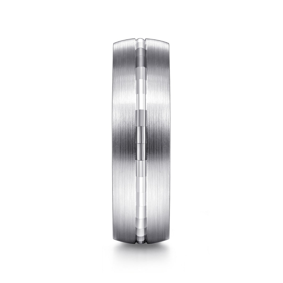 Owen - 14K White Gold 6mm - Men's Wedding Band in Satin Finish