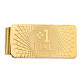 Marin 14k #1 Dad Men's Money Clip