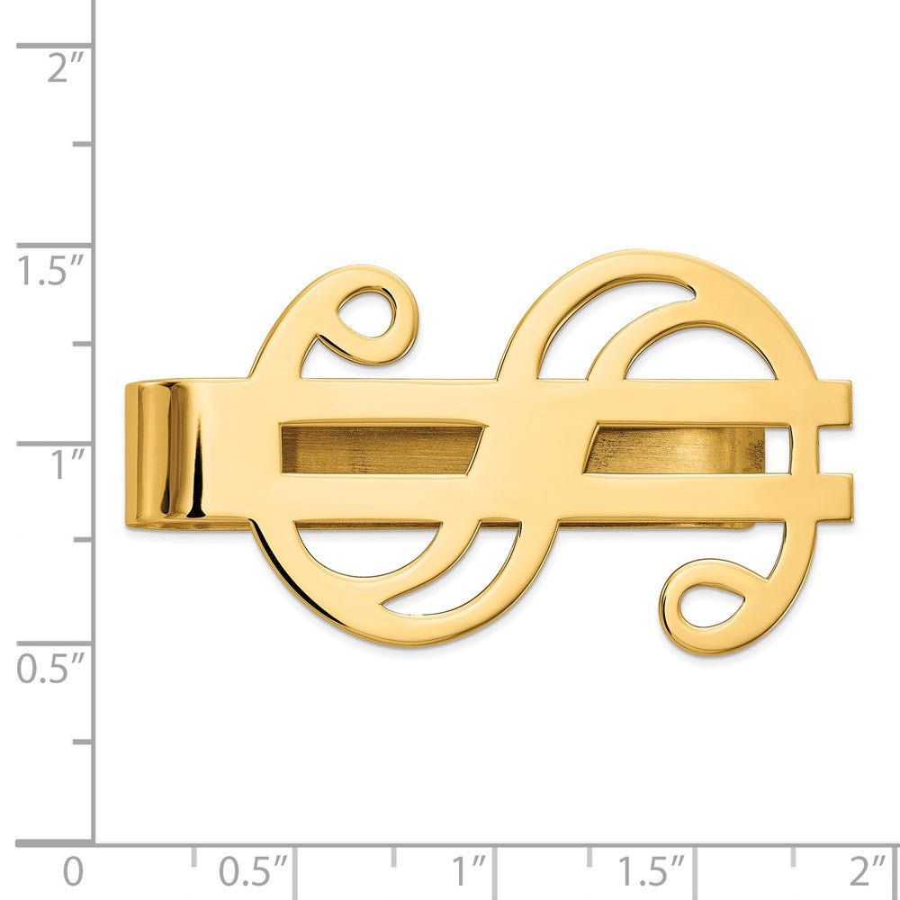 Viora 14k Dollar Sign Polished Money Clip