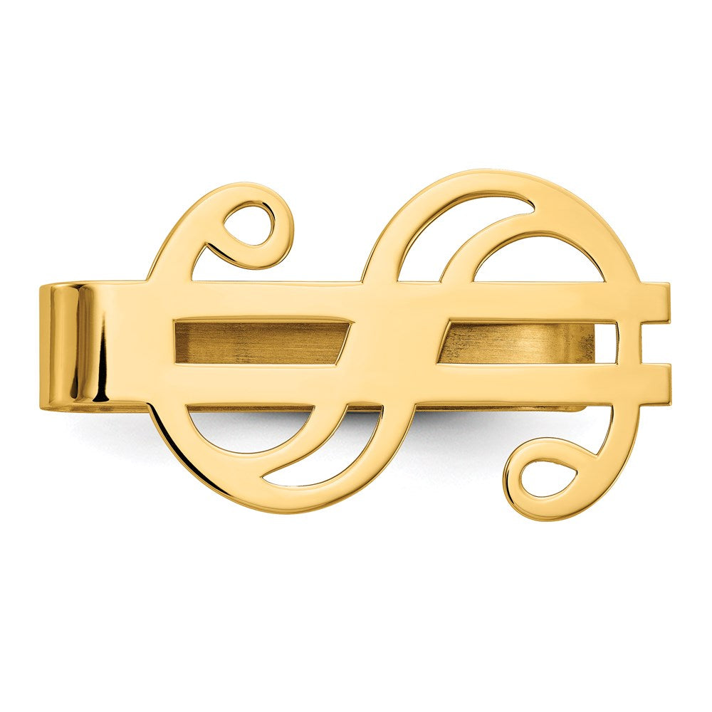 Viora 14k Dollar Sign Polished Money Clip